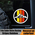 Retro Mountain Stickers for Toyota Tacoma Tundra 4Runner - Waterproof Decals