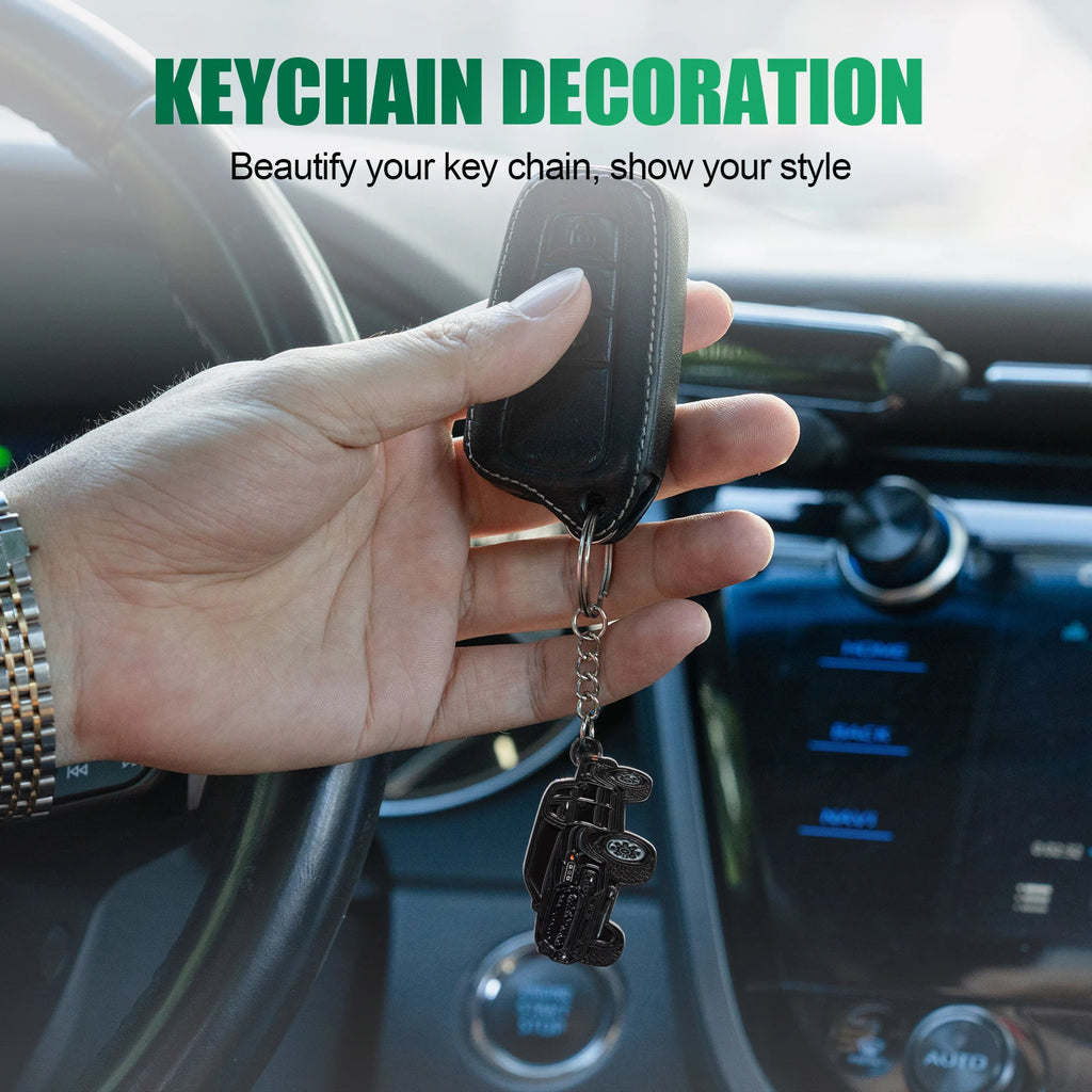 Metal Tacoma Keychain - Zinc Alloy Key Ring for Toyota Tacoma