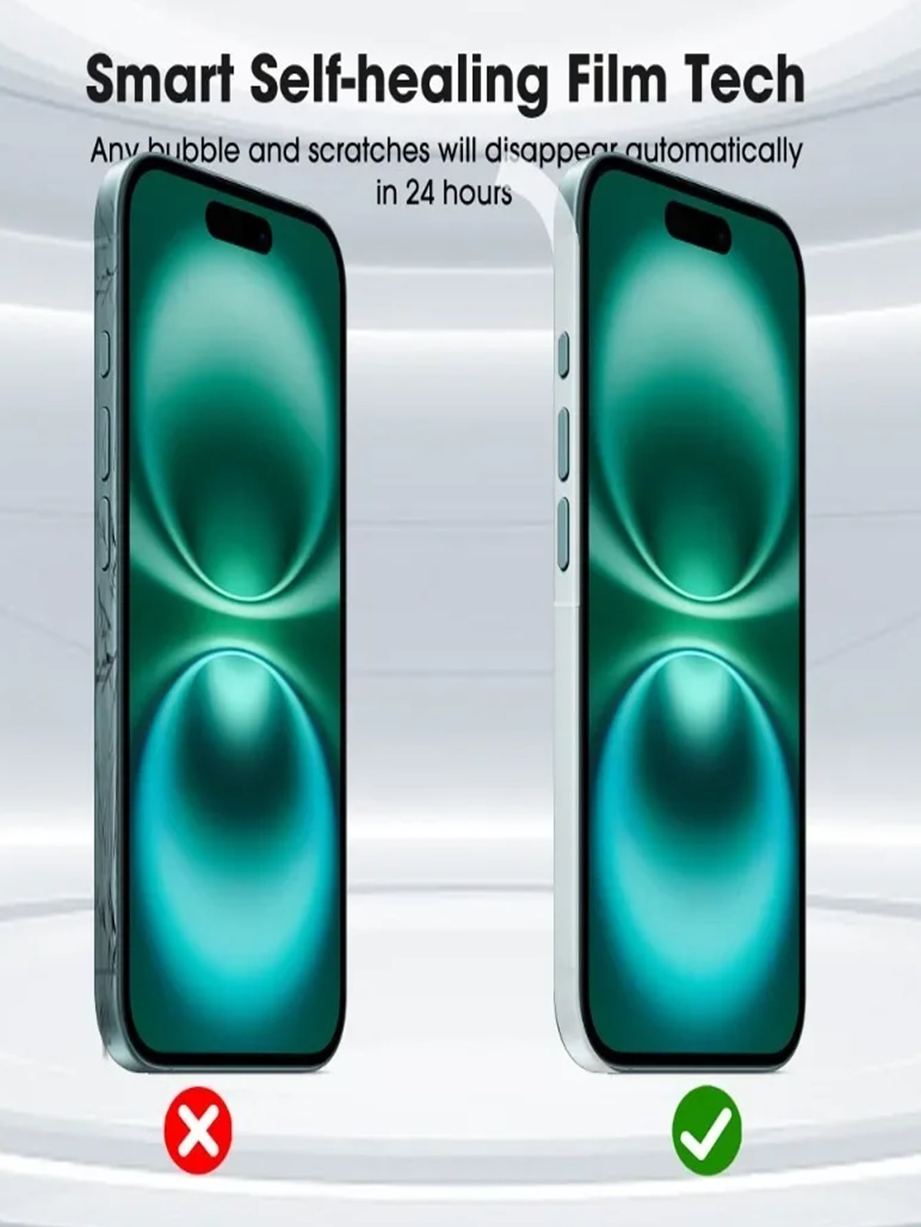 iPhone 17/16 Pro Max Hydrogel Side Frame Protector - 3-Pack Anti-Scratch Film