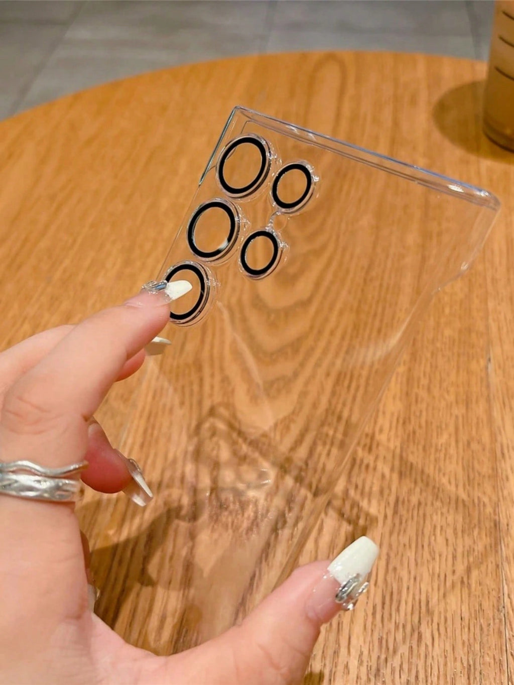 Ultra-Thin Clear Frameless Case - iPhone & Samsung Galaxy Compatible