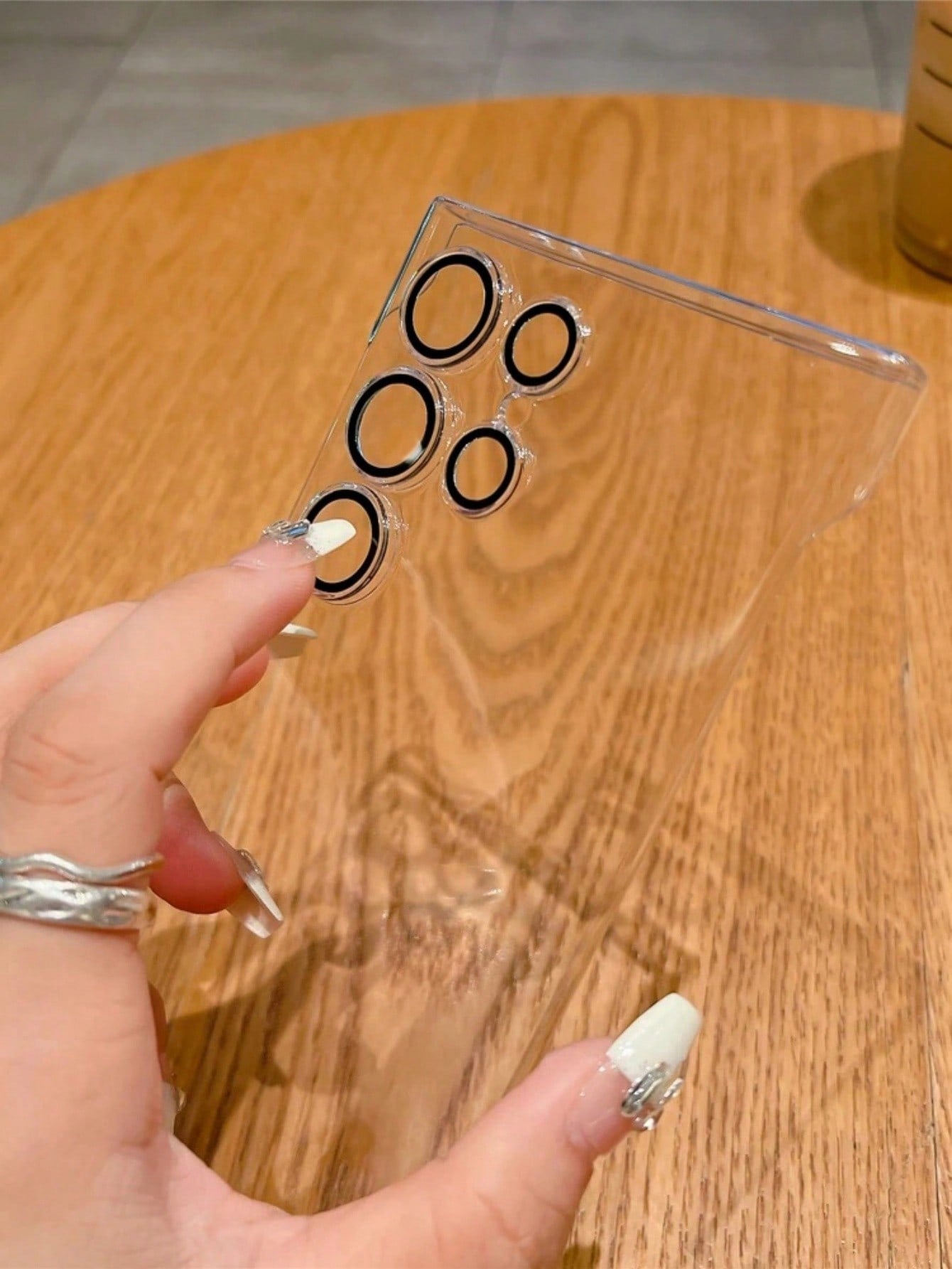 Ultra-Thin Clear Frameless Case - iPhone & Samsung Galaxy Compatible