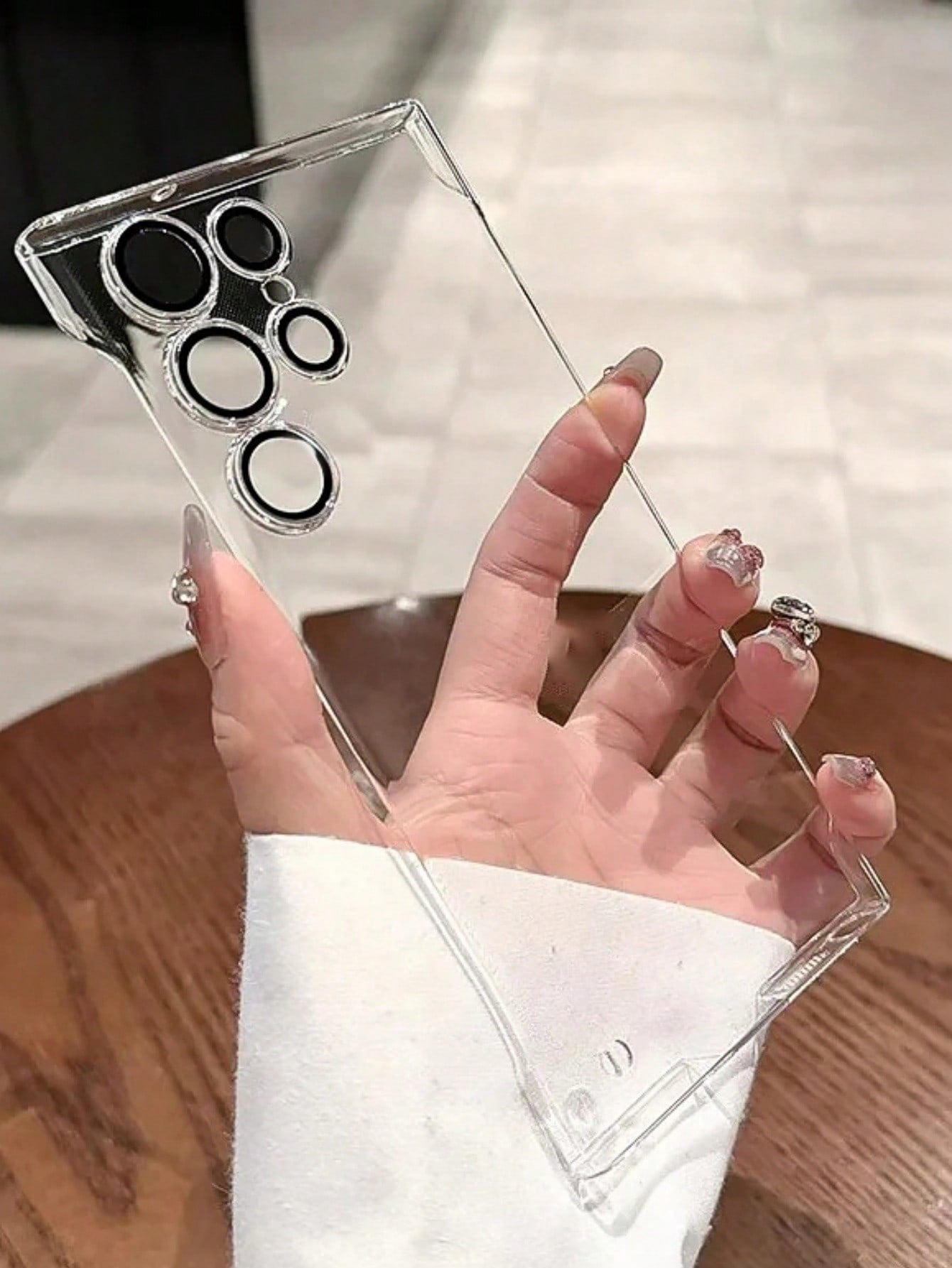 Ultra-Thin Clear Frameless Case - iPhone & Samsung Galaxy Compatible