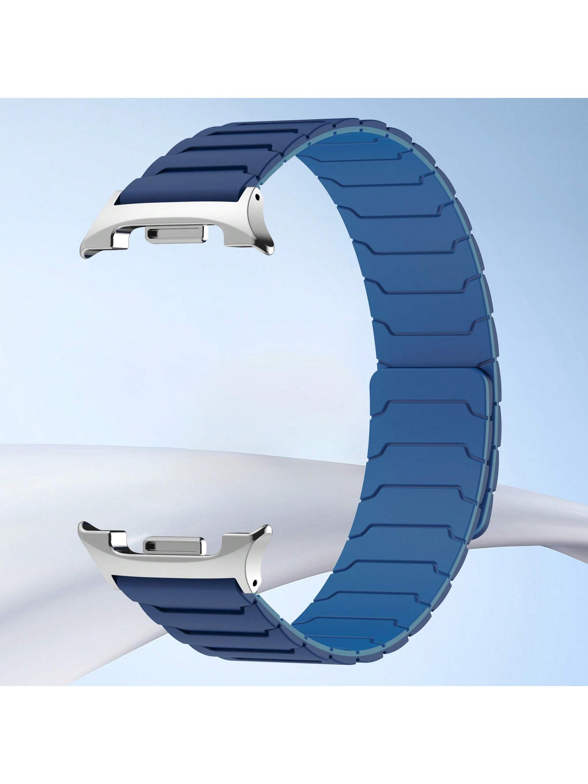 Magnetic Silicone Sport Strap for Samsung Galaxy Watch Ultra 47mm