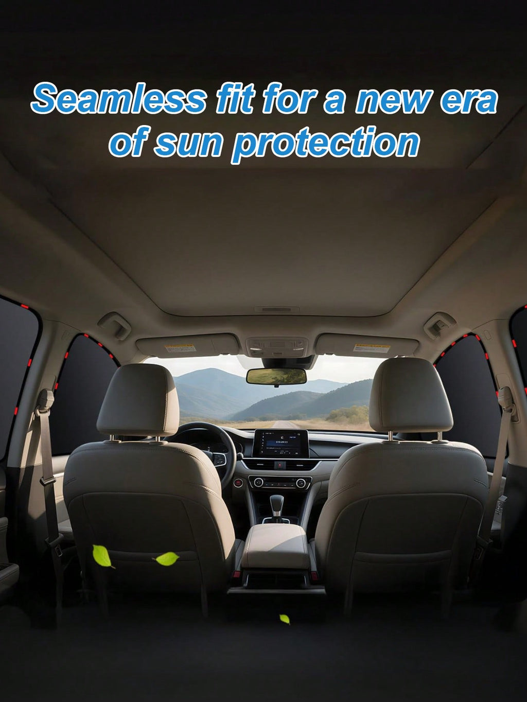 Magnetic Blackout Car Window Curtains - Privacy Sunshades for SUV & Sedan