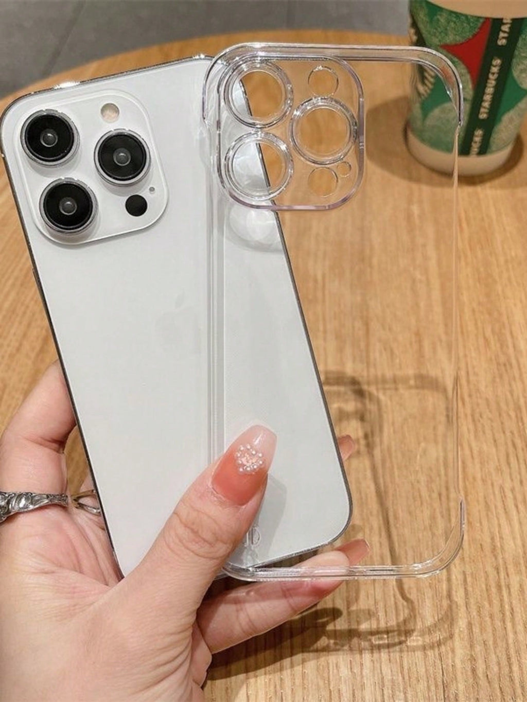 Ultra-Thin Clear Frameless Case - iPhone & Samsung Galaxy Compatible