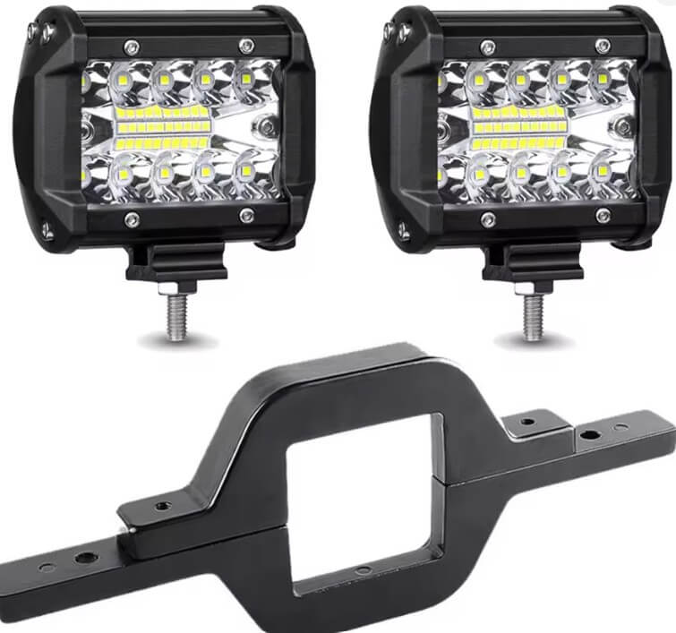 72W LED Reverse Light Kit - Tow Hitch Mount for Trucks & SUVs