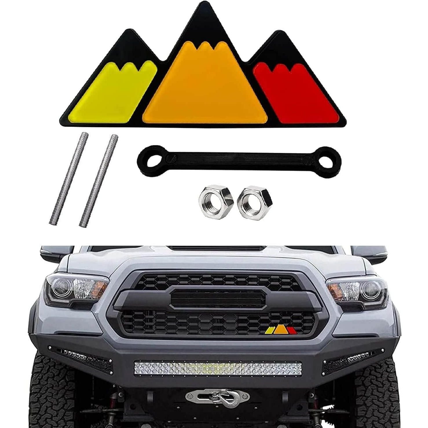 Tri-Color Grille Badge - Toyota Tacoma RAV4 Tundra 4Runner