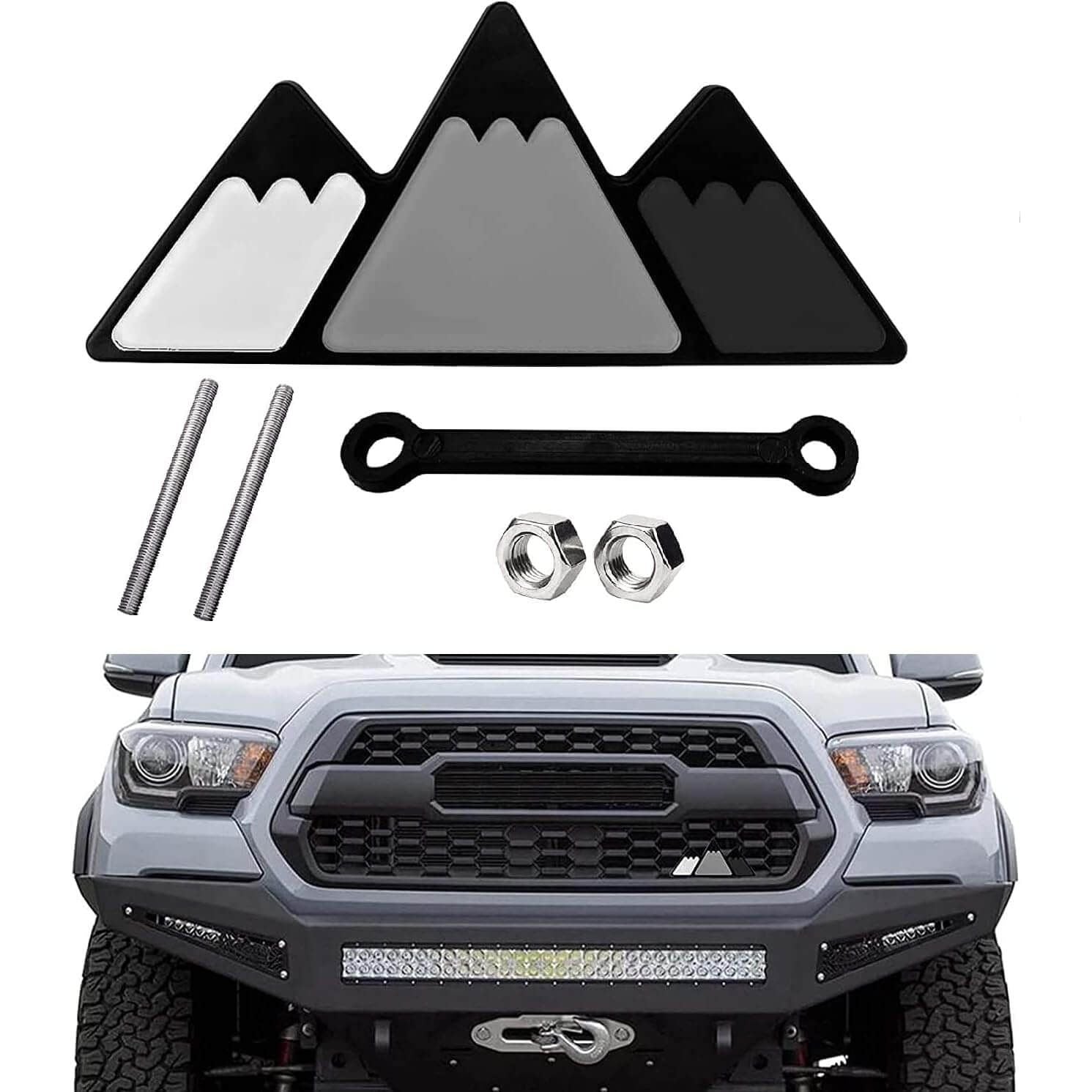 Tri-Color Grille Badge - Toyota Tacoma RAV4 Tundra 4Runner