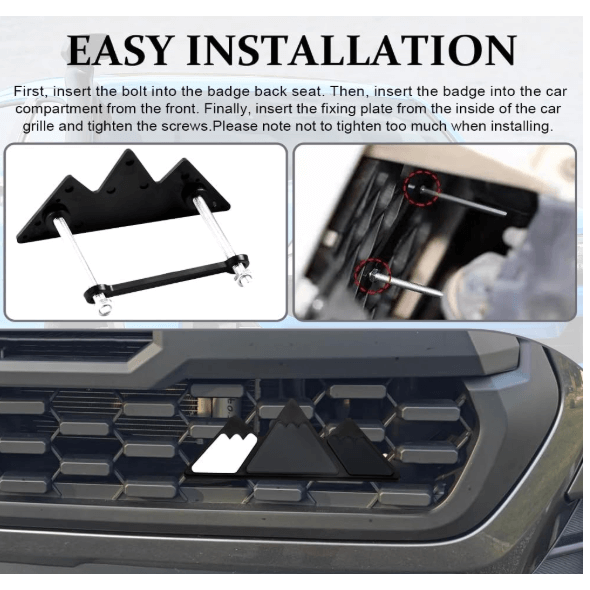 Tri-Color Grille Badge - Toyota Tacoma RAV4 Tundra 4Runner