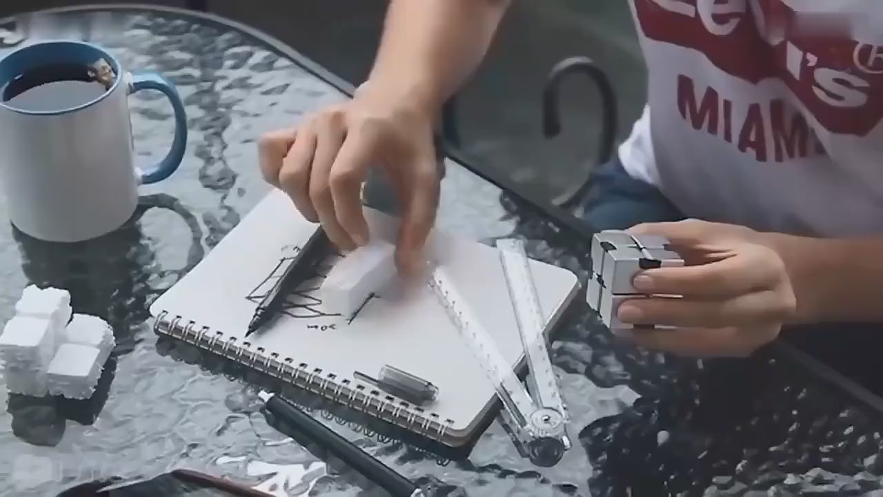 Flip Cube Fidget Toy - Anxiety Stress Relief & Focus