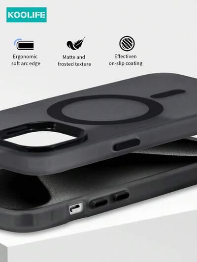 MagSafe Phone Case - Clear Matte Shockproof Protection