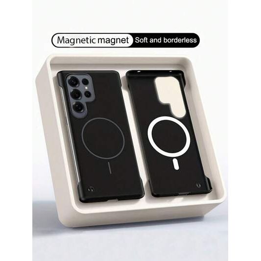 Frameless Magnetic Phone Case Ultra-Thin for S25 Ultra